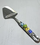 Wire Wrapped Art Glass Beaded Handle Cheese Slicer Plane. Fixed Price $11.88.