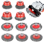10PCS Angle Grinder Wire Wheel Brush Set Carbon Steel Rust Paint Removal 4/3 Inc. Fixed Price $53.99.