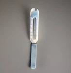 The Pampered Chef Stainless Steel Cheese Knife Slicer Spreader #1125 Black. Fixed Price $9.00.