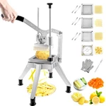 4 Blade Stainless Steel Kitchen Chopper Vegetable Fruit Cutter Heavy Duty Gear. Fixed Price $94.29.