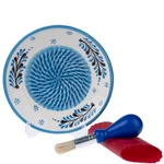 Ceramic Garlic Grater Plate - Handmade 4 Pcs Press Natural Grinder Decora.... Fixed Price $31.45.