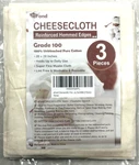 Efond Precut 20" X Grade 100 Hemmed Cloths - 3 Pack. Fixed Price $8.99.