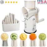 5-IN-1 Rotary Cheese Grater Vegetable Slicer Hand Crank Shredder Nut Chopper New. Fixed Price $38.38.