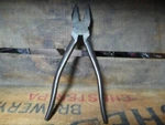 Vintage Fuller 8-1/4" Linesman Pliers Triple Diamond Handles. Fixed Price $26.00.