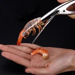 Stainless Steel Prawn Peeler Shrimp Deveiner Device Creative Kitchen Tools. Fixed Price $7.99.