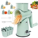 5 1 Rotary Cheese Grater Vegetable Slicer - Drum Mandoline Chopper For Kit.... Fixed Price $40.82.