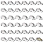 Set Of 36 Stainless Steel Grillable Oyster Shells Reusable For Baked Grilled. Fixed Price $29.59.