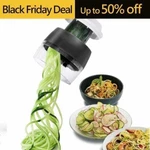 Slicer Spiralizer Vegetable Cutter Zucchini To Pasta Noodle Maker Compact. Fixed Price $7.99.