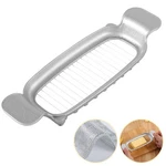 Wycwyqdr Stainless Steel Butter Slicer Cutter With 7.7IN*2.6IN*0.8IN, Silver. Fixed Price $16.35.