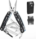 Multitool, 21-IN-1 Stainless Steel Pocket Knife With G10 Handle, Screwdriver Sle. Fixed Price $59.99.