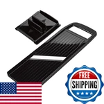 Kyocera Advanced Ceramic Wide Adjustable Slicer Handguard Black 121887. Fixed Price $64.00.