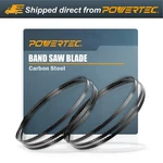 Powertec 13212-P2 56-7/8" X 1/4" 24 Tpi Blade 3-WHEEL Bandsaw, Pk. Fixed Price $17.99.