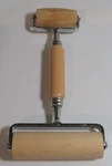 Double Rolling Pin Chef Dough And Pizza Wooden Roller Ended Nice. Fixed Price $19.98.