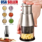 Pressed Garlic Onion Chopper 304 Stainless Steel Hand Food Kitchen Tools. Fixed Price $14.46.