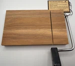 Vintage Hickory Farms Of Ohio Solid Oak Cheese Slicer +original Box Made Usa. Fixed Price $25.99.