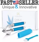 Alphazeta Garlic Press And Peeler Tube Set Top Quality Stainless Steel *new/read. Fixed Price $14.28.
