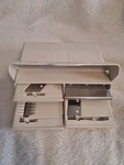 Pampered Chef Ultimate Mandoline 1087 - 4 Blade Set With Storage Case Euc. Fixed Price $17.99.