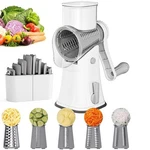 5 1 Rotary Cheese Grater Shredder Kitchen Mandoline Vegetable Julienne Slicer. Fixed Price $30.99.