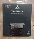 Andis T-outliner Carbon-steel Shallow-tooth Blade For Gto Gtx Go 04521. Fixed Price $14.99.