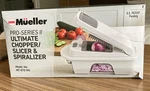 Mueller -pro Series Ultimate Chopper Slicer Spiralizer Model MC870WG. Fixed Price $25.00.