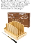 Mosomboo Bread Slicer W Crumb/serve Tray Bamboo Adjustable-used Excellent Cond.. Fixed Price $26.95.