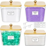 Lifewit Laundry Pods Container Set 4PCS Lid Storage For Powder Beads. Fixed Price $26.20.