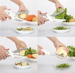 Ausid Kitchen Cutter Knife Scissor 7 In 1 Multi Tool Gadget Vegetable. Fixed Price $15.99.