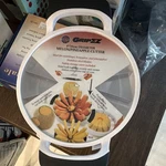 Norpro Grip-ez Melon/pineapple Cutter 8" Stainless Steel Blades Safety Cover. Fixed Price $12.95.