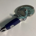 Rare Blue Kitchenaid Professional Empire Pizza Cutter Wheel Finger Guard 2002. Fixed Price $89.99.