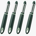 4 Pack Vegetable Potato Peeler For Kitchen,ergonomic Soft-touch Handle-black .... Fixed Price $12.79.