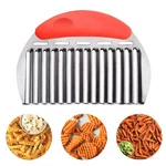 Large Crinkle Cutter - Stainless Steel French Fry And Waffle Maker For Po.... Fixed Price $13.73.