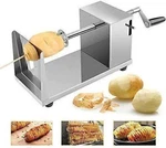 Manual Stainless Steel Twist Potato Slicer Spiral Vegetable Cutter French Fry. Fixed Price $21.96.