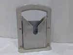 Newmissingbox - Slyce Bagel Slicer W/ Saftey Shield, Grey. Fixed Price $14.28.