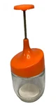 Vintage Gemco Food Nut Chopper Stainless Steel Blades Glass Orange Usa Excellent. Fixed Price $23.55.