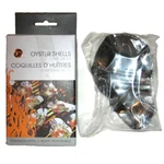 Grillable Oyster Shells Stainless Steel Set Of 12 Reusable 26 Gauge New. Fixed Price $19.98.