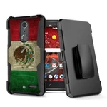 Mexico Flag Image Hybrid Belt Clip Holster Rugged Phone Case Zte Series. Fixed Price $15.99.