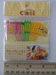 Daiso Food Flag Picks For Bento Decoration 15PC Cute Kawaii Lunch New Dog Pear. Fixed Price $5.00.