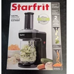 Open Box Starfrit Electric Spiralizer Vegetable Fruit & Ribbon Cut Blades. Fixed Price $69.99.