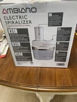 Ambiano 80W Electric Spiralizer - 802909 White. Fixed Price $19.95.