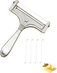 Stainless Steel Wire Cheese Slicer, Adjustable Thickness Handheld Cutter. Fixed Price $14.12.