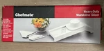 Chefmate Heavy-duty Mandoline Slicer- Makes Decorative Cuts. Missing Attachments. Fixed Price $28.19.