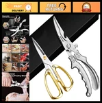 Heavy Duty Stainless Steel Kitchen Scissors - 2 Pack Multipurpose Food & Meat Sh. Fixed Price $44.99.