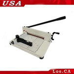 Intbuying New A4 All Steel 12.2IN Stack Paper Cutter Guillotine Trimmer. Fixed Price $154.00.