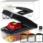 Food Chopper, Onion And Veggie Potato Dicer Cuber W/container Kitchen. Fixed Price $13.99.
