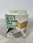 Progressive Kitchen Grater Tool Set Mini Small Travel Size HG-61 1990 Vtg. Fixed Price $32.95.