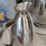 Ipac Italy 18/10 Stainless Steel Silver Shiny Pitcher With Handle. Fixed Price $14.62.
