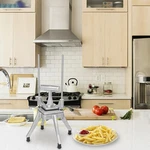 Rovsun French Fry Cutter Stainless Steel Potato Vegetable Slicer Chopper W/blade. Fixed Price $70.59.