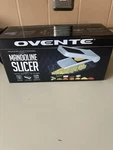 Ovente Mandoline Multifunctional Slicer With Safety. Gloves. Fixed Price $25.00.
