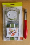 New Chef'n Sleekslice Collapsible Hand-held Mandoline Slicer & Fruit Corer. Fixed Price $25.00.