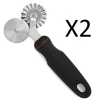 Norpro Grip-ez Stainless Steel Double-headed Ravioli/pastry Wheel (2-PACK). Fixed Price $20.40.
